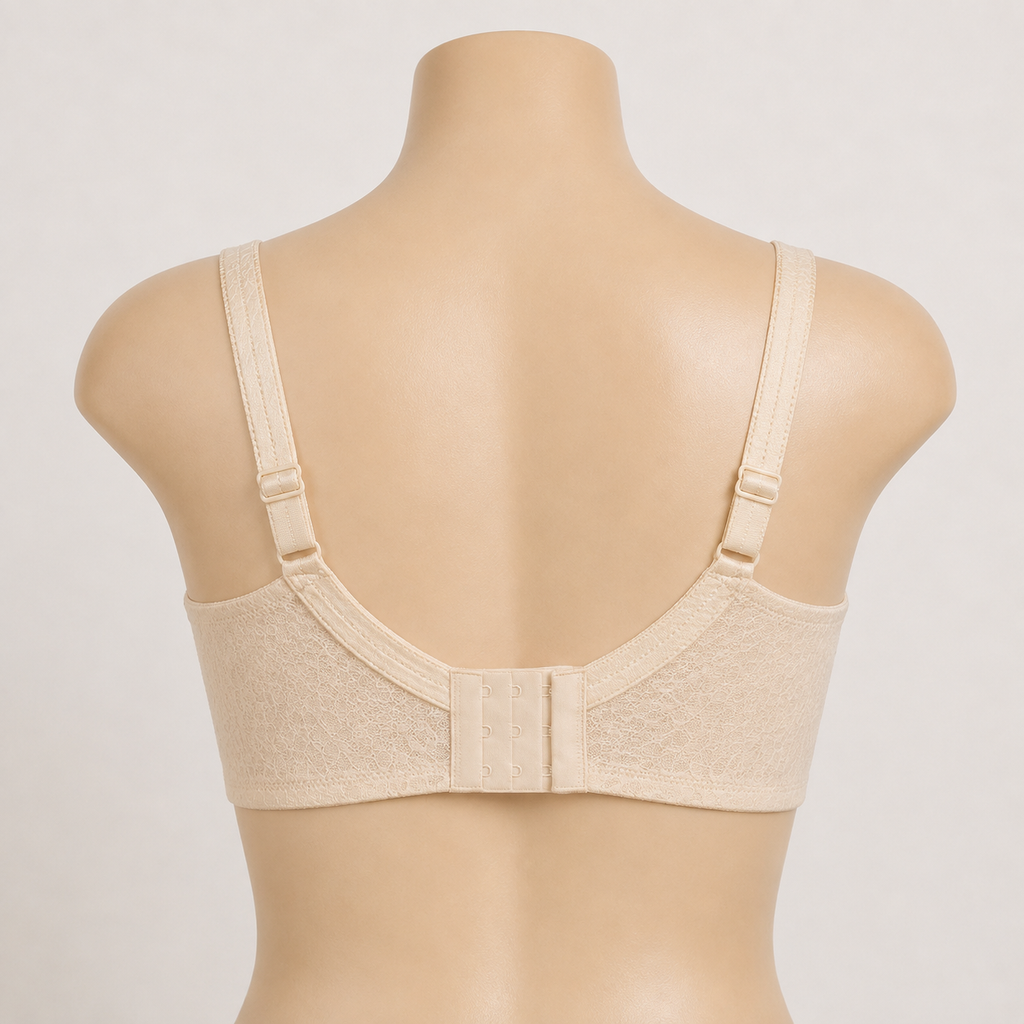 Luna Classic Cream Padded Bra – Elegant Everyday Support