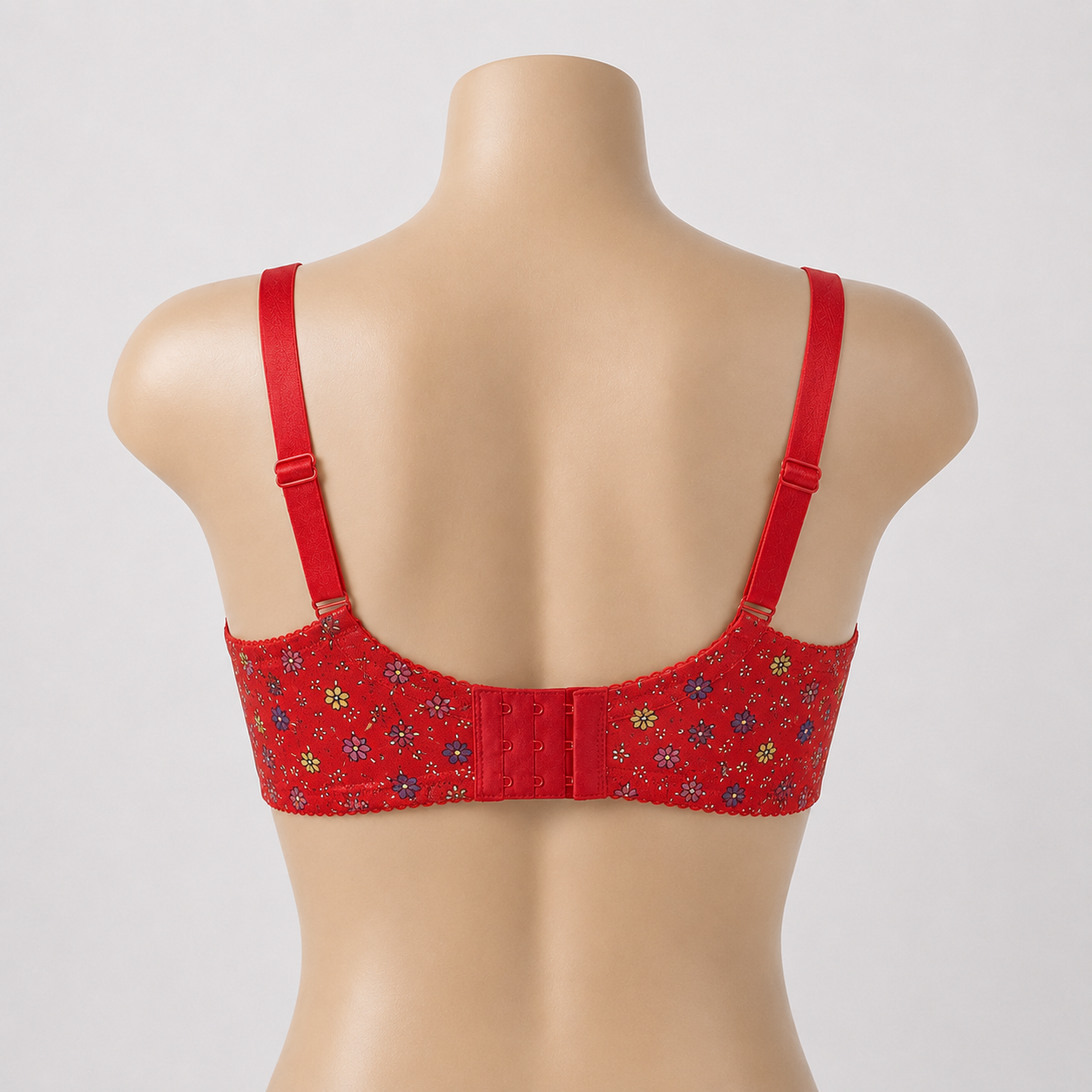Red Petal Luxe Floral Print Full Coverage Padded Bra