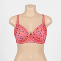 Coral Petal Luxe Floral Print Full Coverage Padded Bra