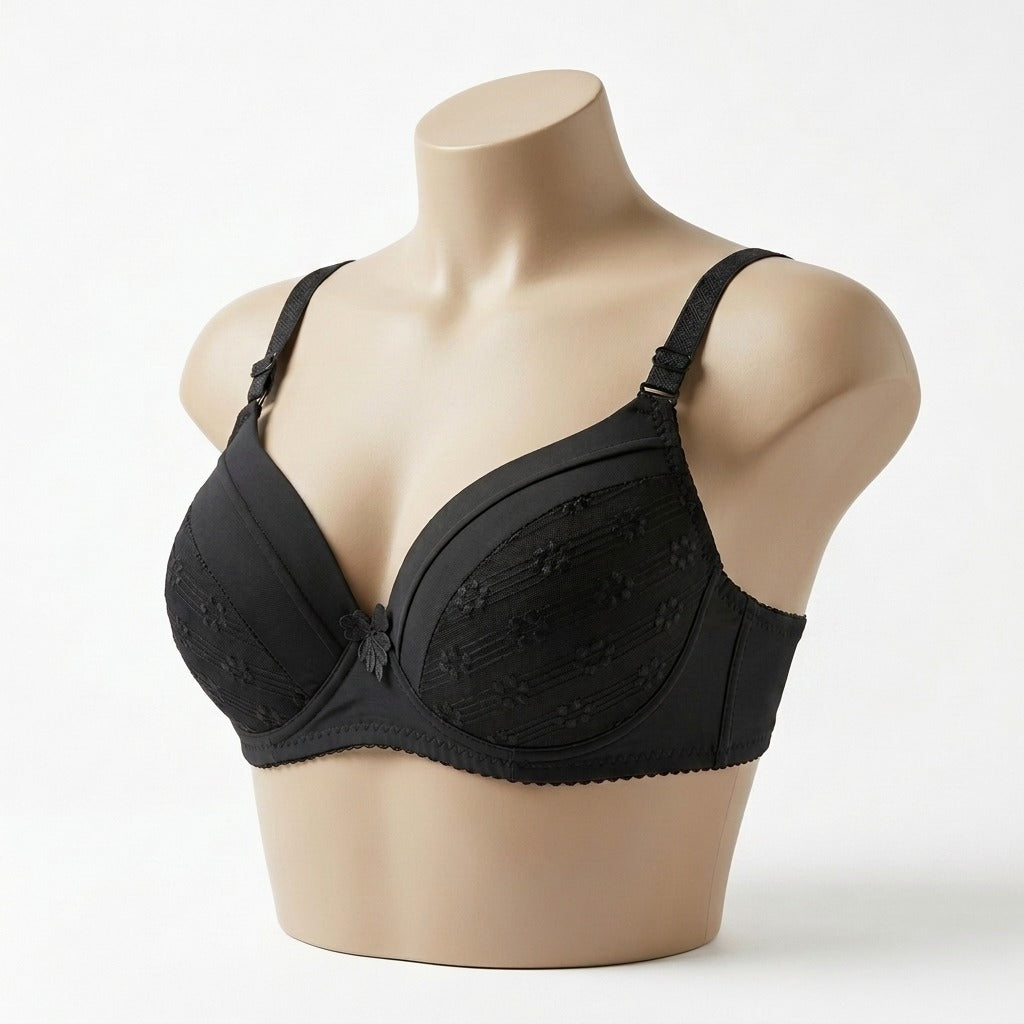Women's Full Coverage Padded Underwire Bra – Soft Support & Everyday Comfort