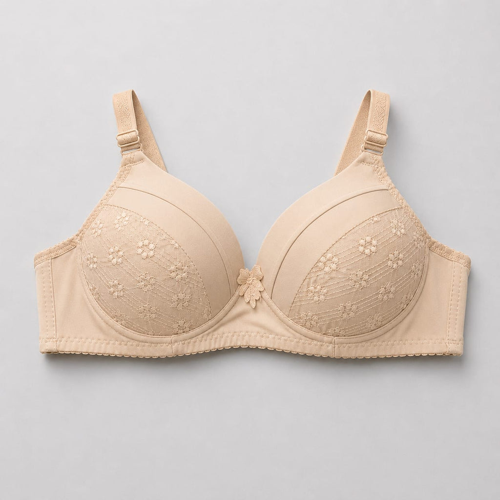 Femora Soft Beige Full Coverage Padded Bra