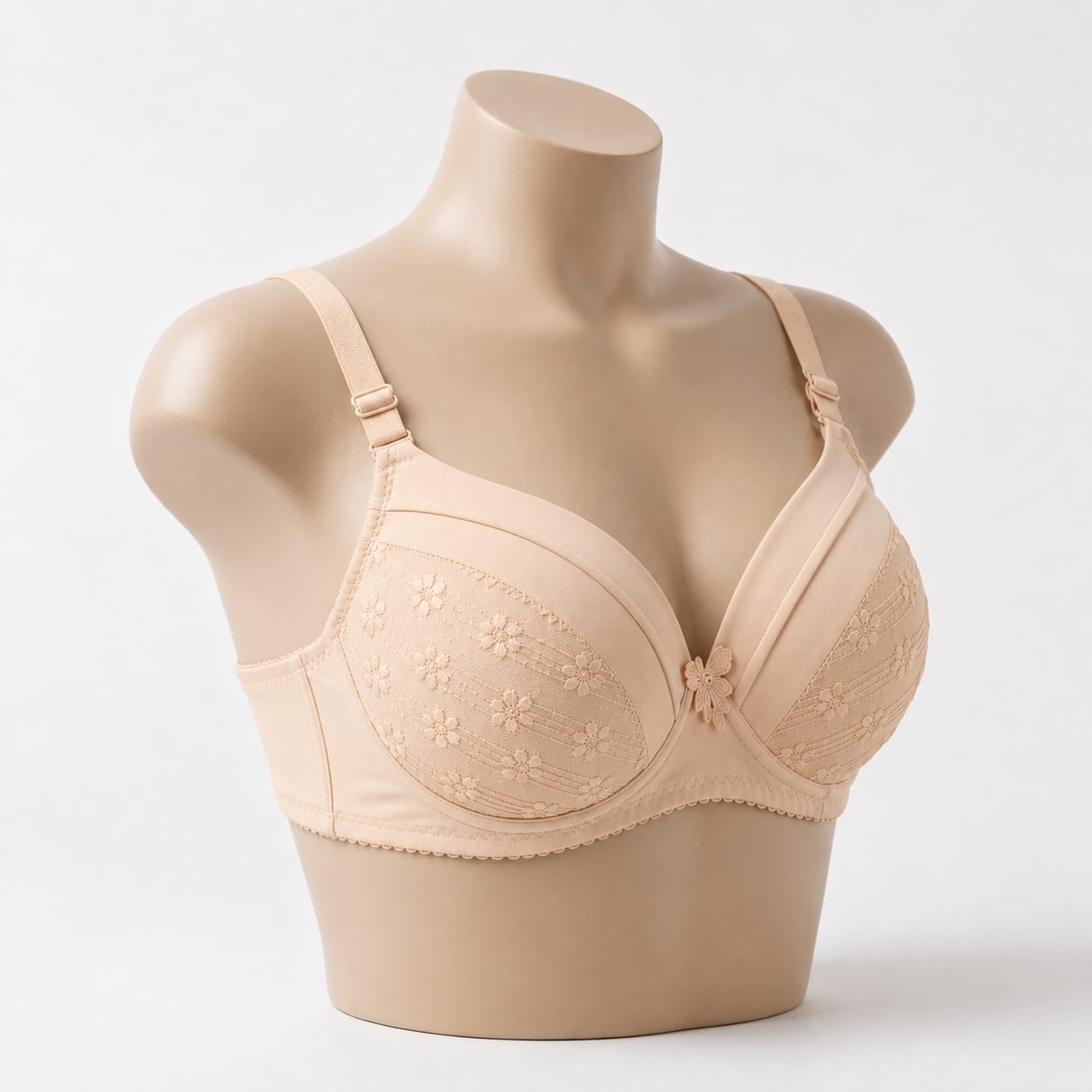 Femora Soft Beige Full Coverage Padded Bra