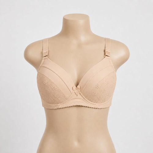 Femora Soft Beige Full Coverage Padded Bra