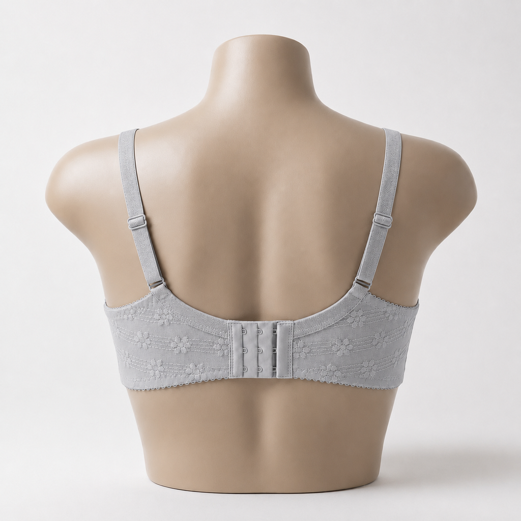 Pearl Gray Full Coverage Padded Bra