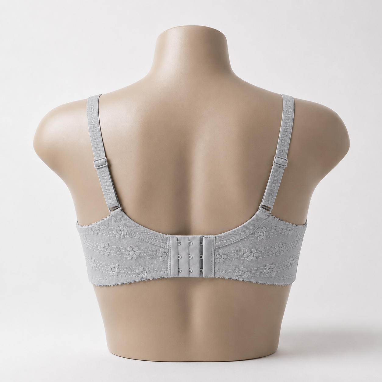 Pearl Gray Full Coverage Padded Bra