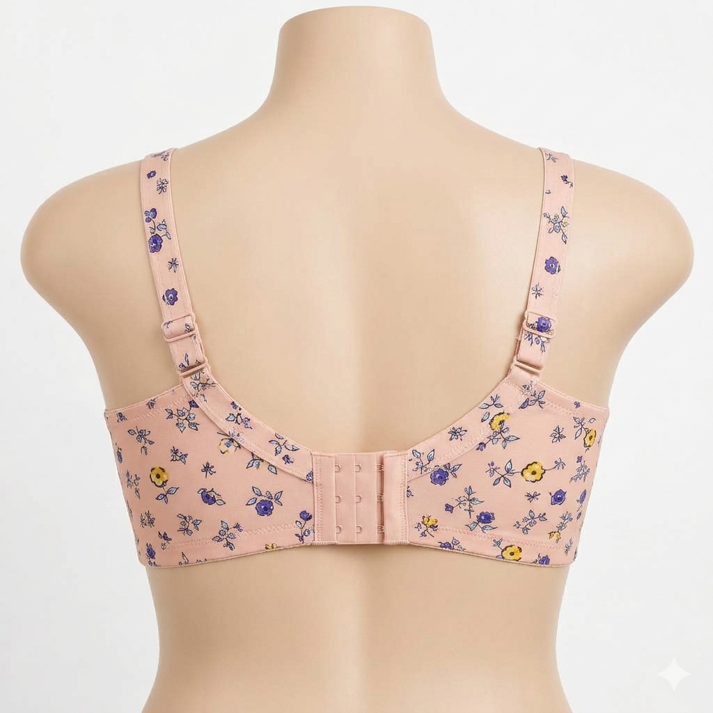 Blush Petal Luxe Floral Print Full Coverage Padded Bra